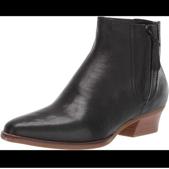 Cole Haan Black Hadlyn Booties - Picture 2 of 5